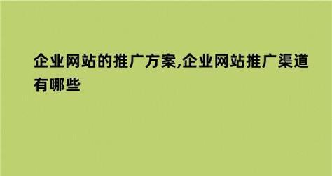 如何选择适合自己的网站推广策略？  第2张